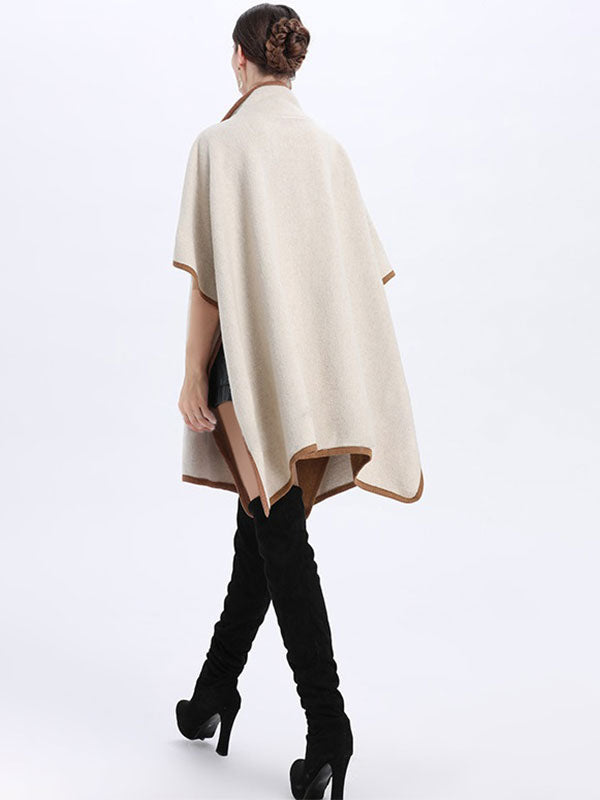 Women's Poncho Coat Oversized Cape Spring Outerwear 2026