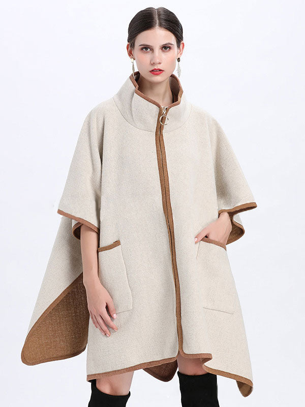 Women's Poncho Coat Oversized Cape Spring Outerwear 2026