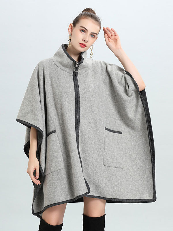 Women's Poncho Coat Oversized Cape Spring Outerwear 2026