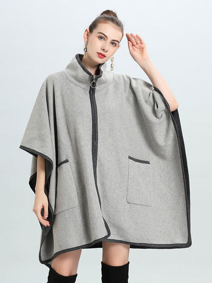 Women's Poncho Coat Oversized Cape Spring Outerwear 2026