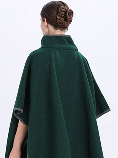 Women's Poncho Coat Oversized Cape Spring Outerwear 2026