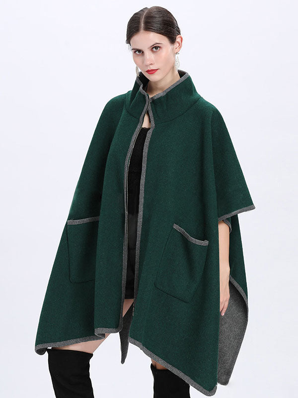 Women's Poncho Coat Oversized Cape Spring Outerwear 2026