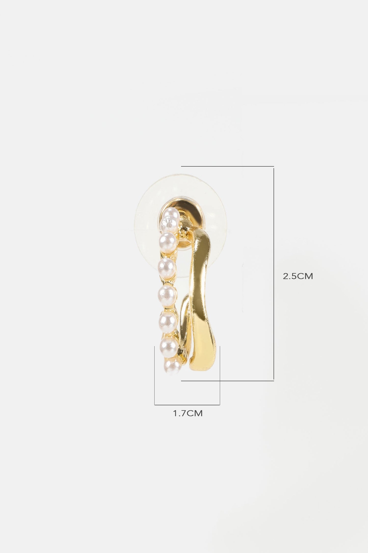 Faux Pearl Stud Earrings