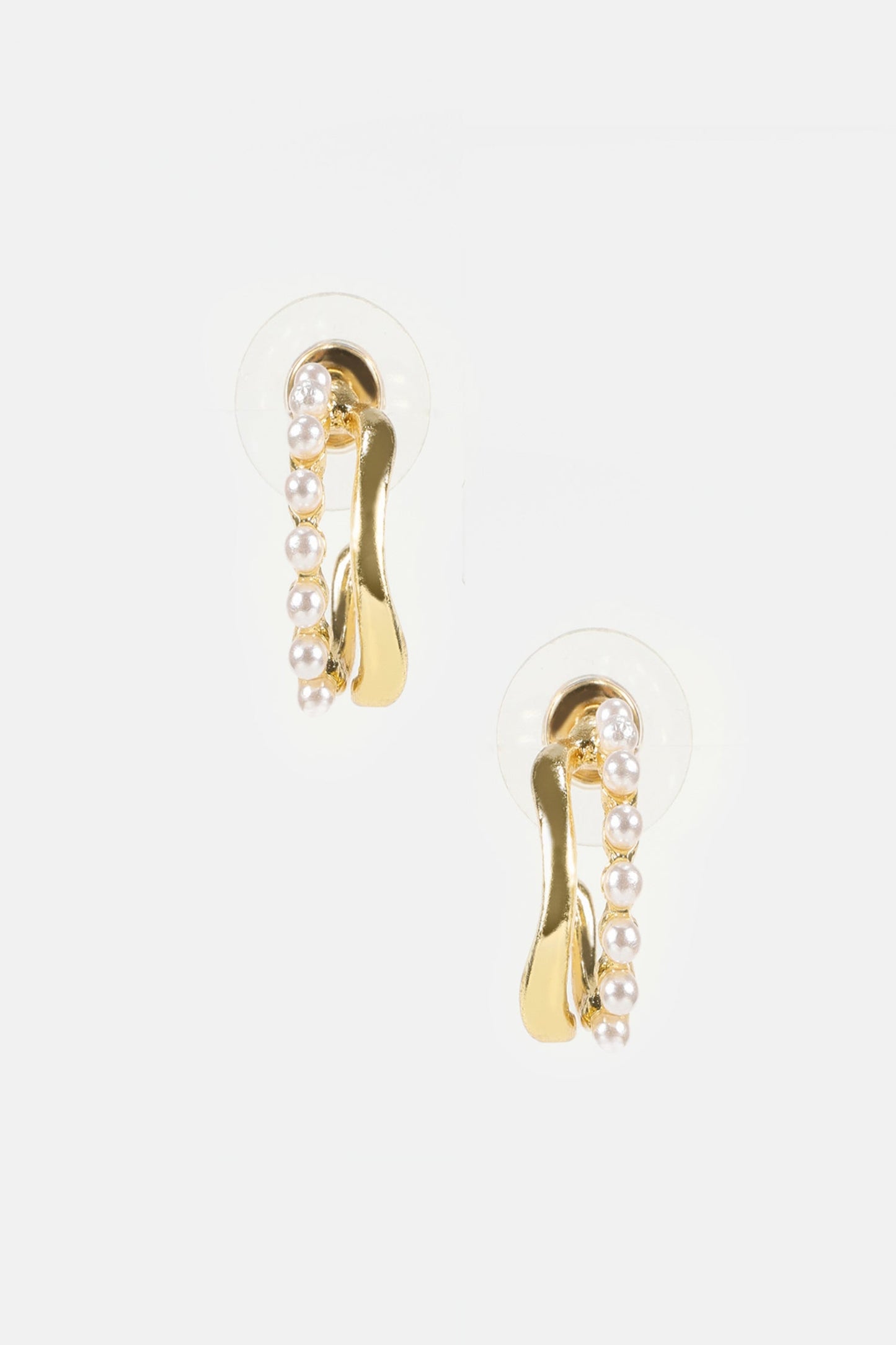 Faux Pearl Stud Earrings
