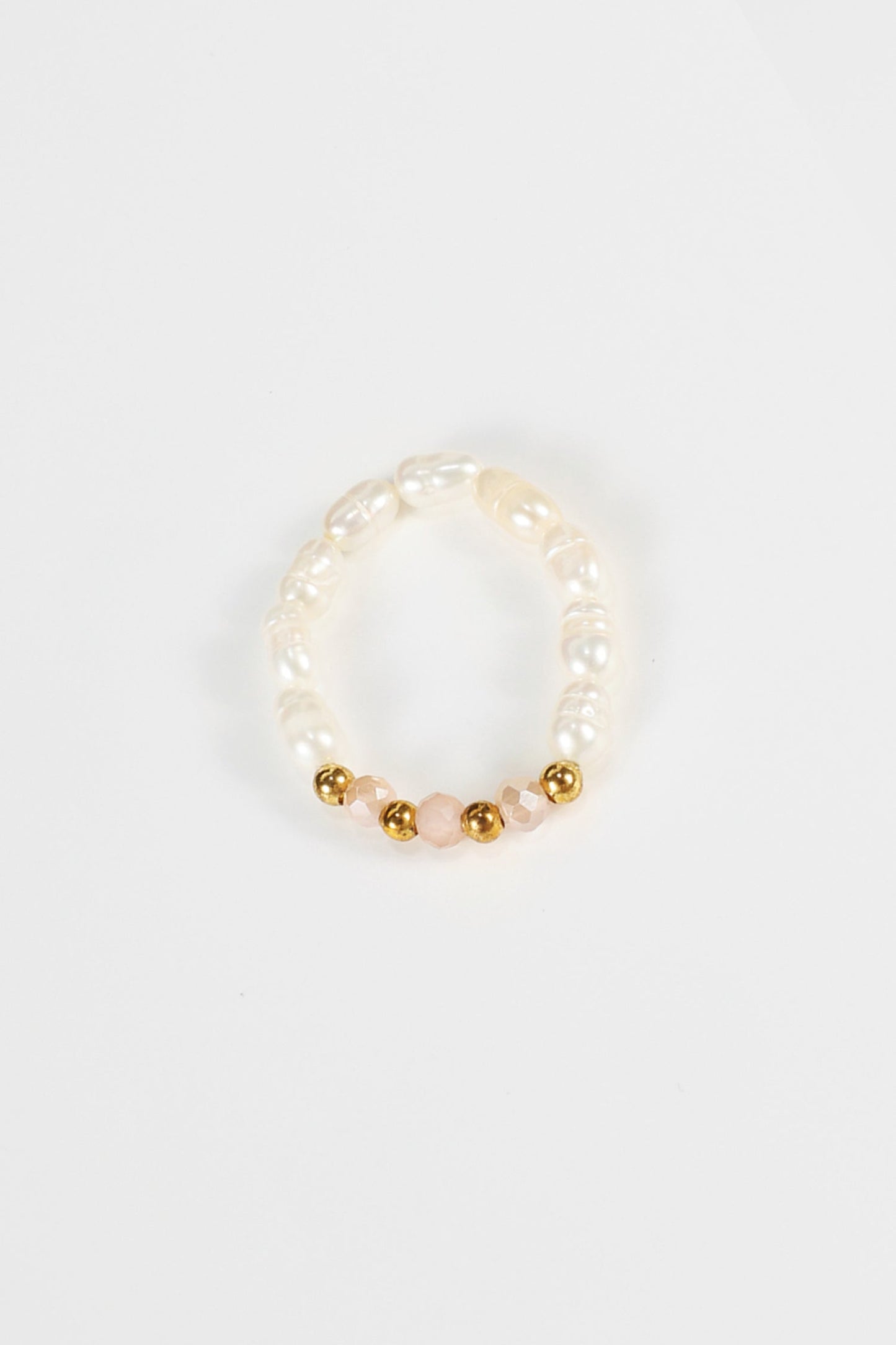 Faux Pearl Beaded Rings