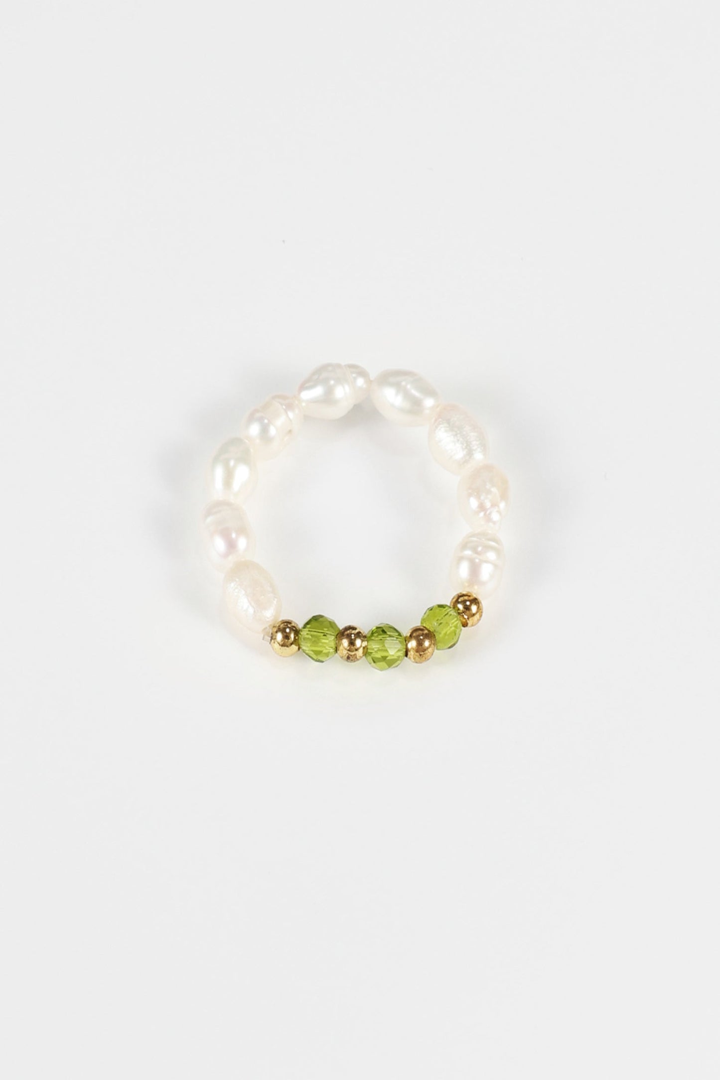 Faux Pearl Beaded Rings