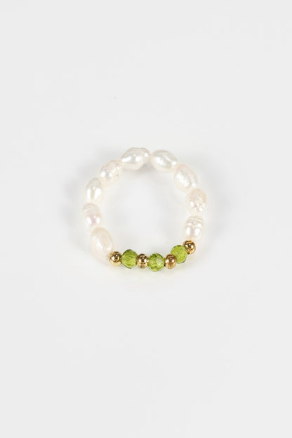 Faux Pearl Beaded Rings