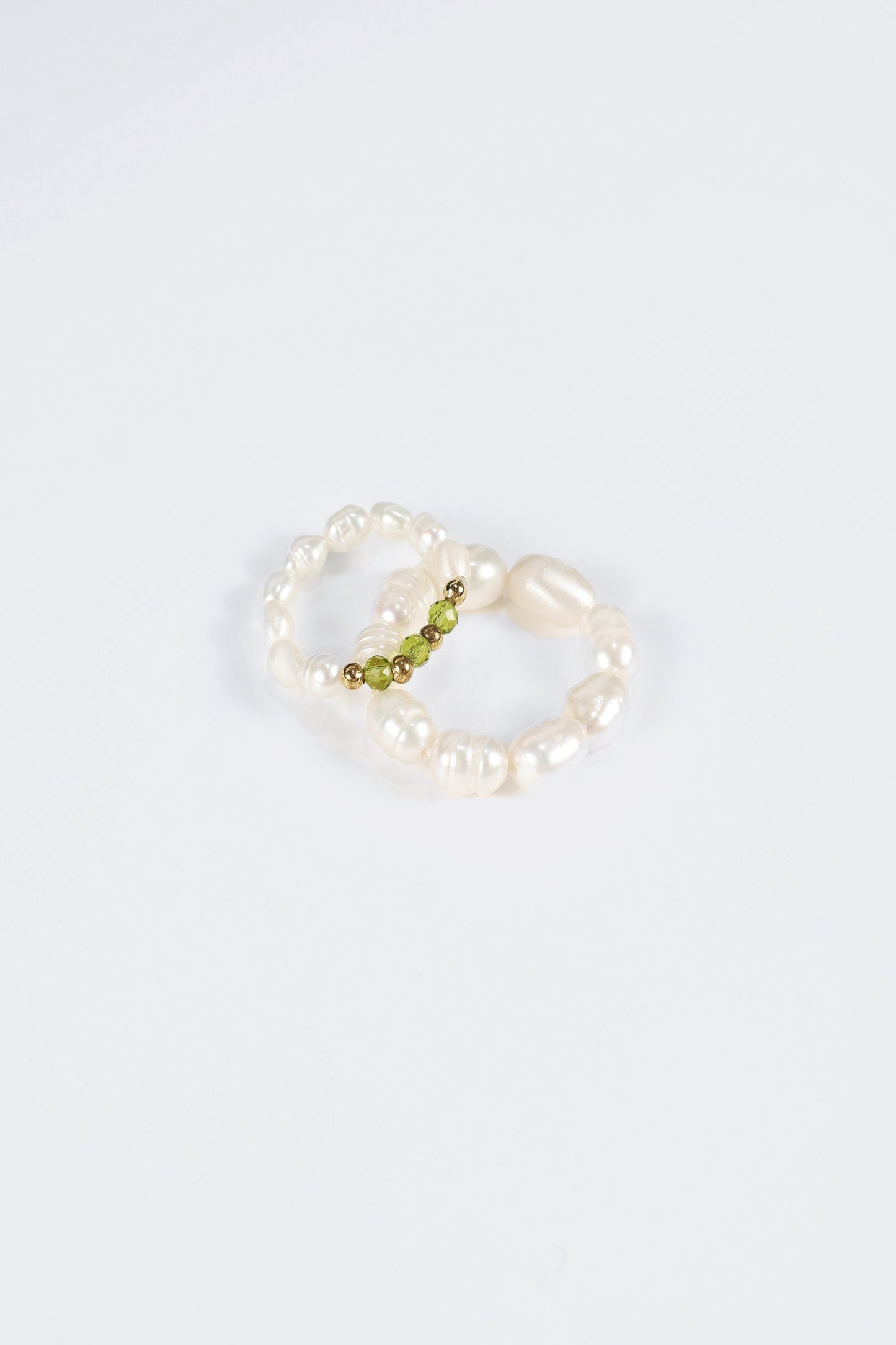 Faux Pearl Beaded Rings