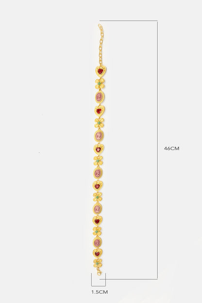 Gemstone Heart Pendant Necklace