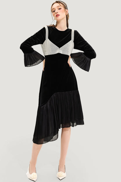 Faux Pearl Handmade Beaded Vest