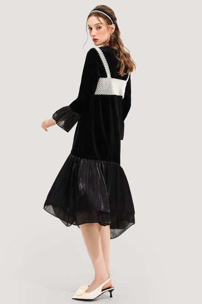 Faux Pearl Handmade Beaded Vest