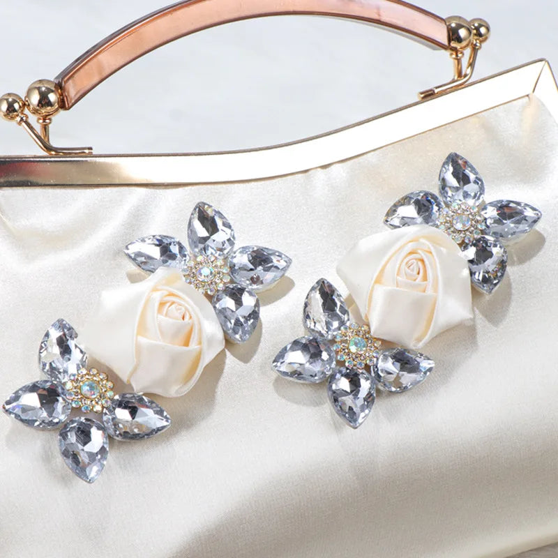 Fashion Rhinestone Evening Clutch Wristlet