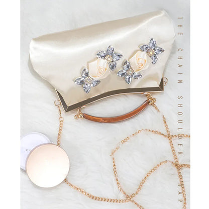 Fashion Rhinestone Evening Clutch Wristlet