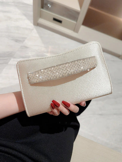Glitter Diamond Evening Wristlet