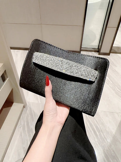 Glitter Diamond Evening Wristlet