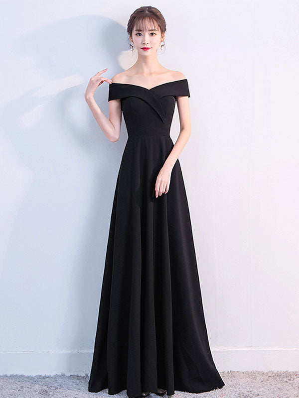 Off Shoulder Dresses Elegant Birthday Party Prom Cocktail Maxi Dress
