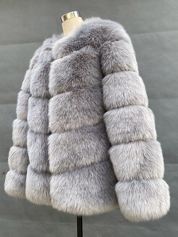 Faux Fur Short Coat Winter Eco-friendly Fur Jacket For Women 2026