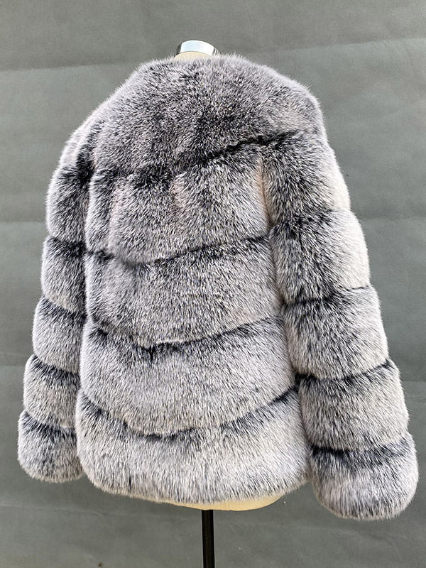 Faux Fur Short Coat Winter Eco-friendly Fur Jacket For Women 2026