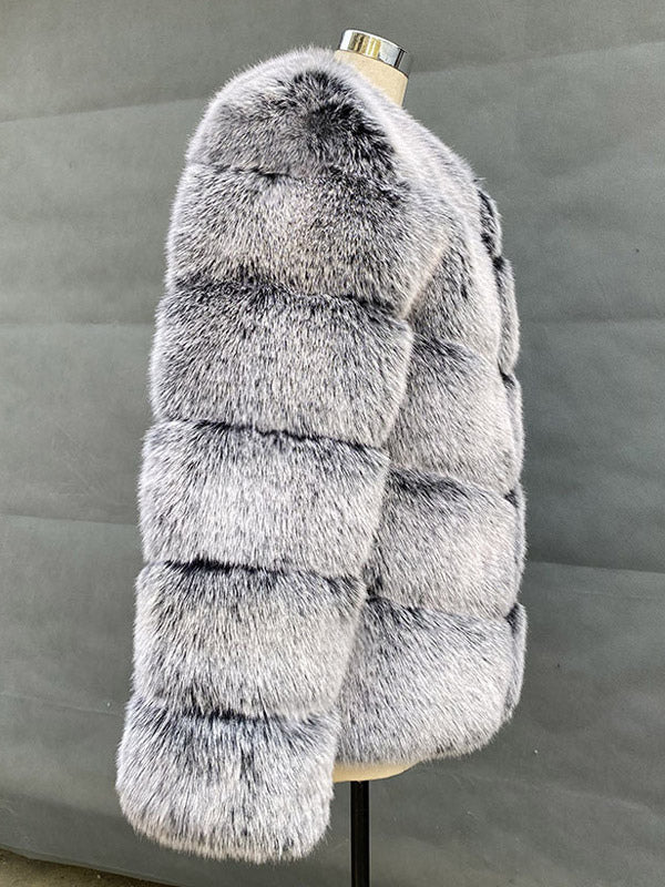 Faux Fur Short Coat Winter Eco-friendly Fur Jacket For Women 2026