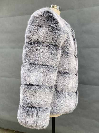 Faux Fur Short Coat Winter Eco-friendly Fur Jacket For Women 2026