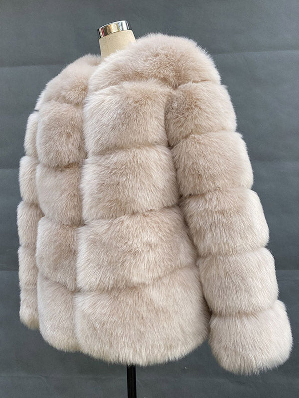 Faux Fur Short Coat Winter Eco-friendly Fur Jacket For Women 2026