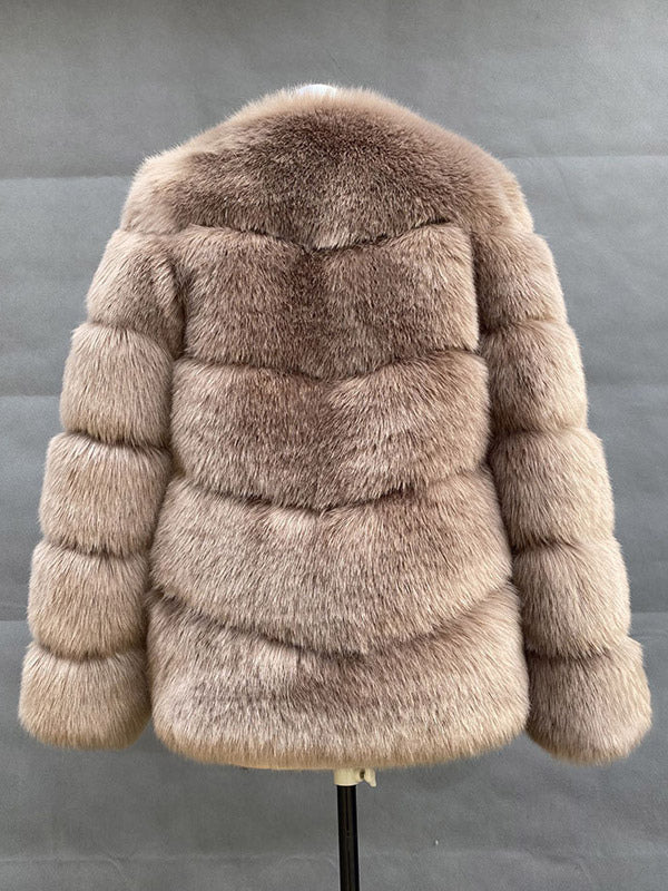 Faux Fur Short Coat Winter Eco-friendly Fur Jacket For Women 2026