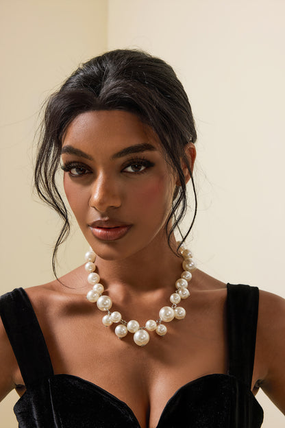 Faux Pearl Necklace