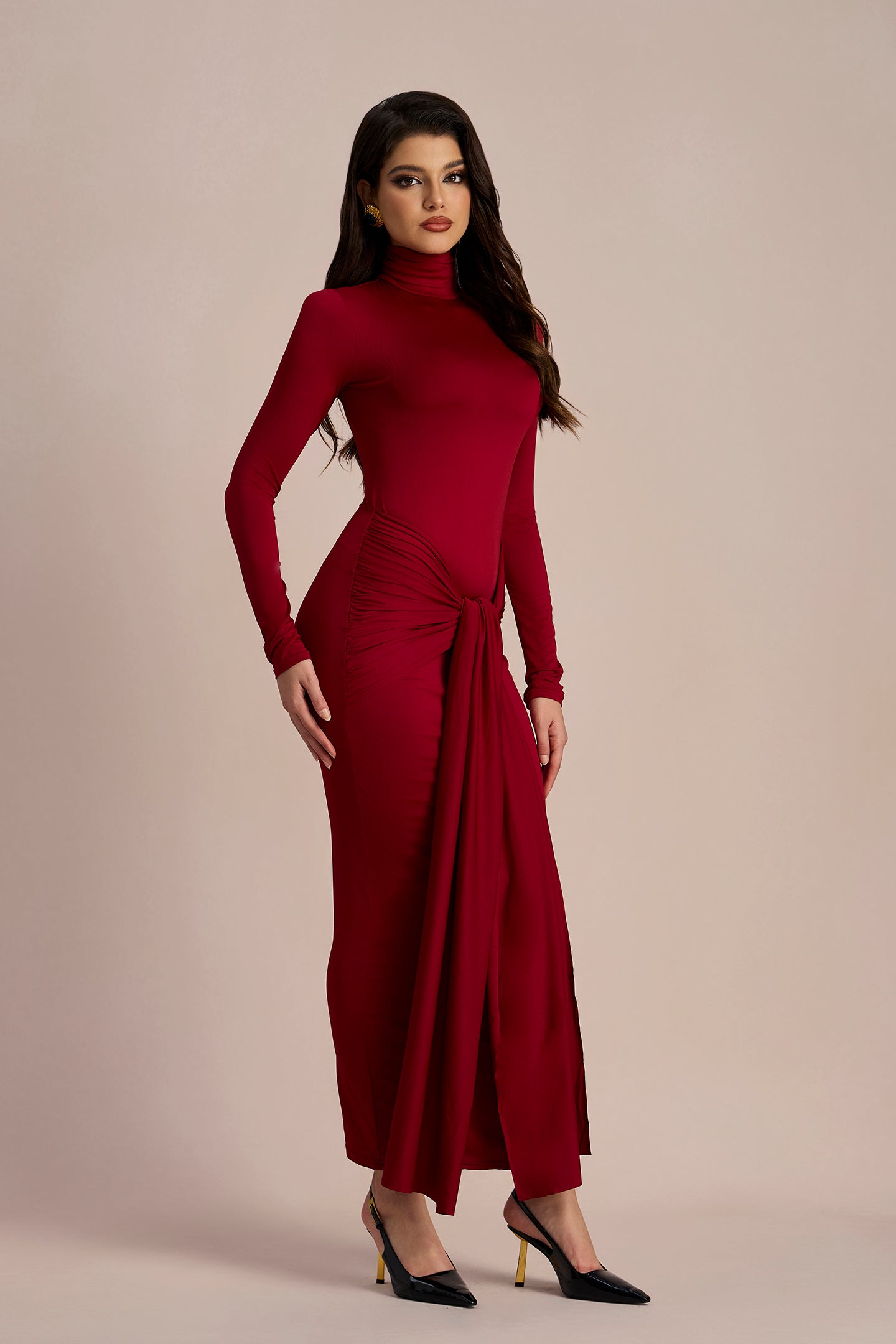 Liz Knotted Strap Maxi Dress