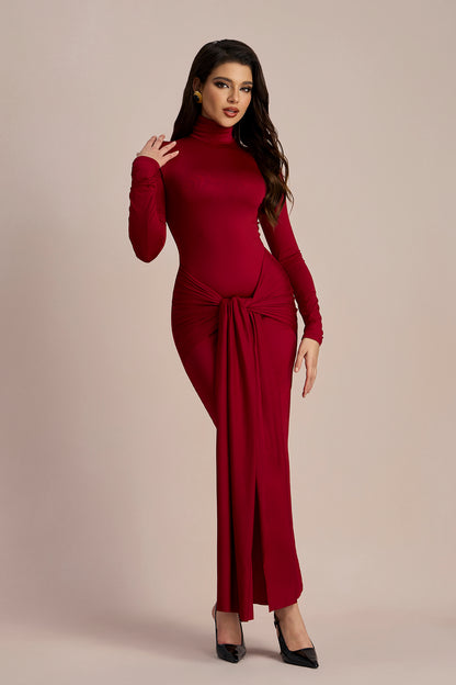 Liz Knotted Strap Maxi Dress