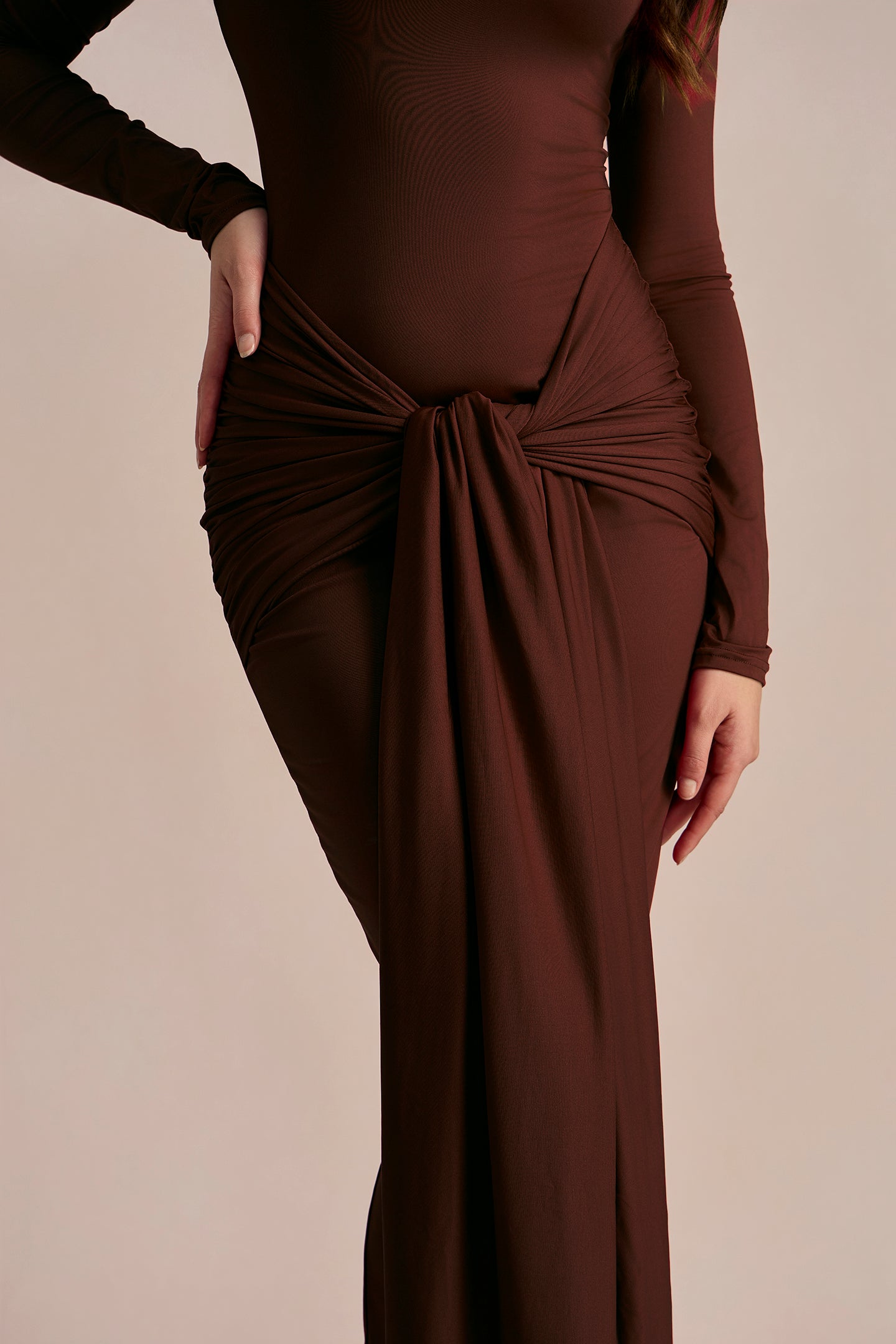 Liz Knotted Strap Maxi Dress