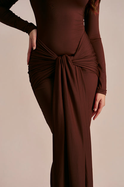Liz Knotted Strap Maxi Dress
