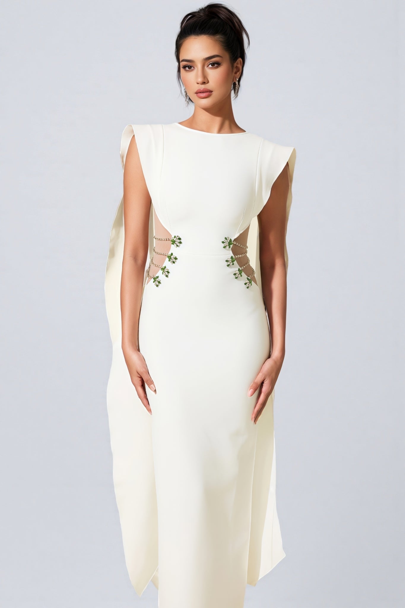 Eren Diamante Bandage Maxi Dress