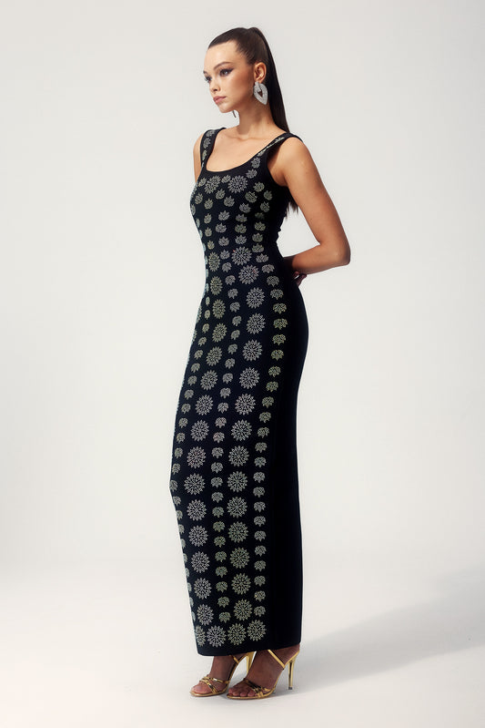 Moira Diamante Tank Maxi Bandage Dress