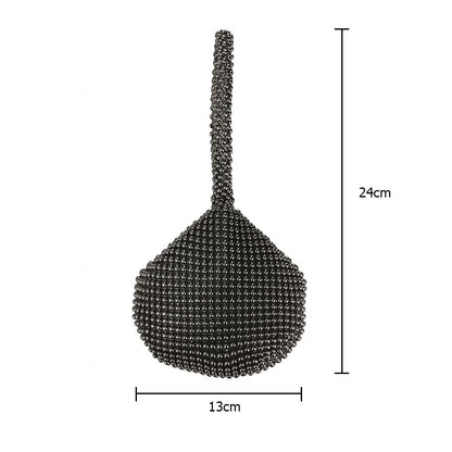 Metal Glitter Dinner Pouch Evening Banquet Clutch Bag