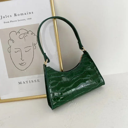 Patent Leather Versatile Fashion Shoulder Bag