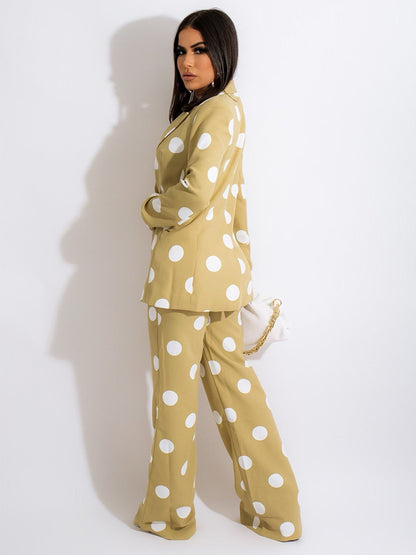 Polka Dot Suits Two Piece Co-ord Set For Spring 2026