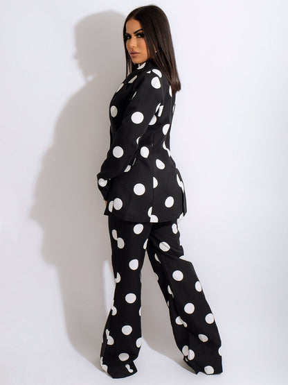 Polka Dot Suits Two Piece Co-ord Set For Spring 2026