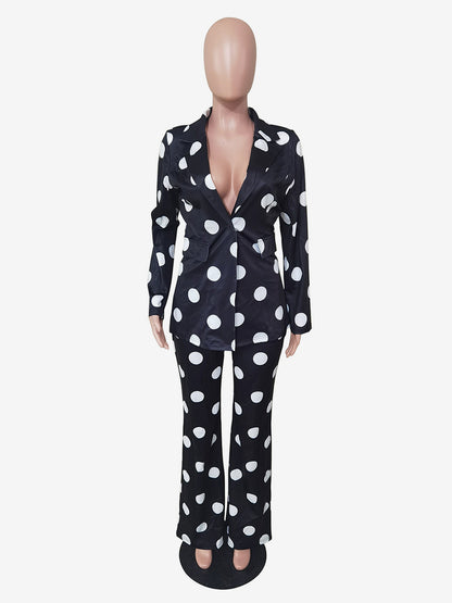 Polka Dot Suits Two Piece Co-ord Set For Spring 2026