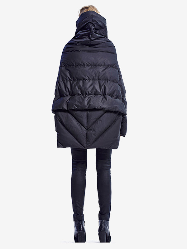 Women's Down Jacket Irregular Duck Down
