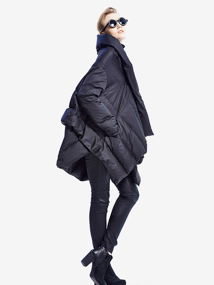 Women's Down Jacket Irregular Duck Down