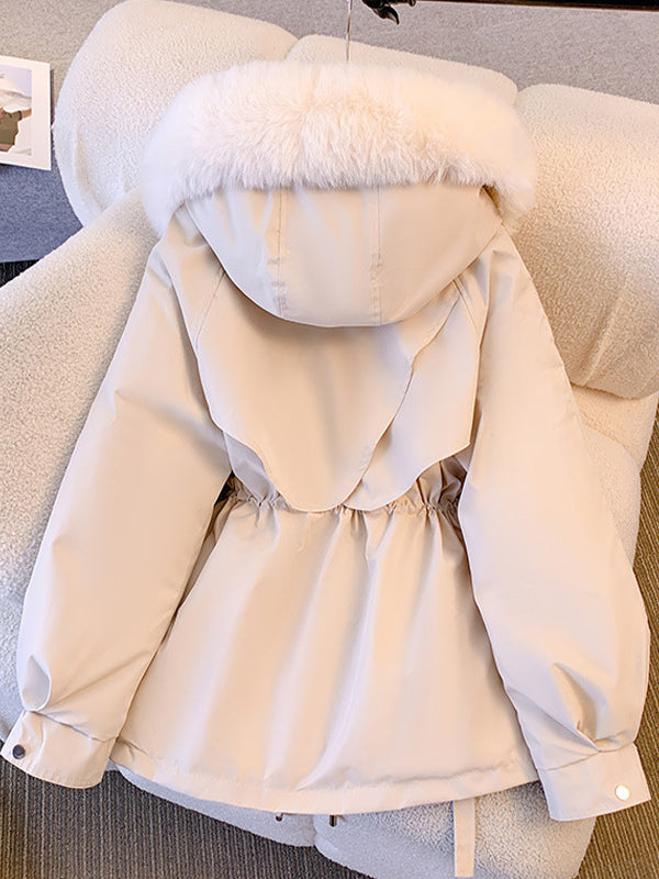 Women Jacket Faux Fur Polyester