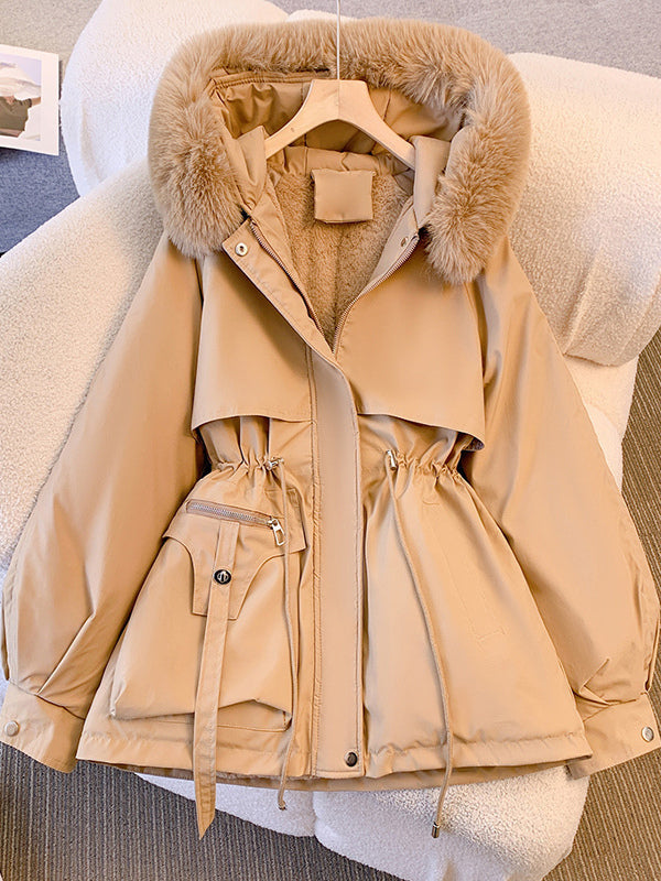 Women Jacket Faux Fur Polyester