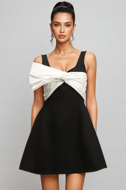 Deirdre Sleeveless Bow Mini Dress