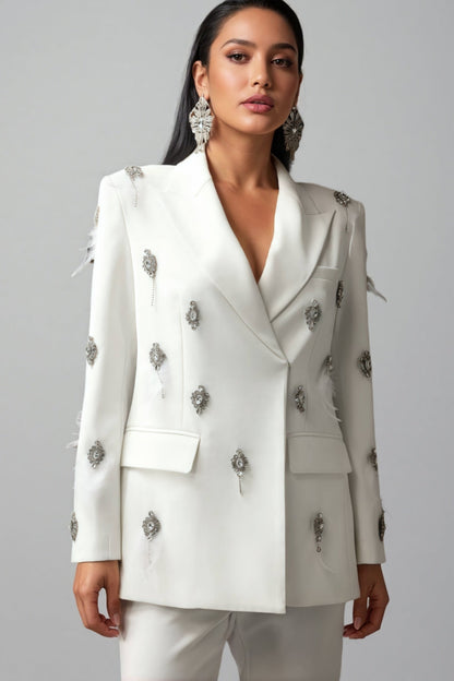 Enrild Diamond Feather Suit Set