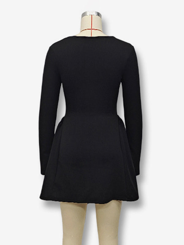 Sexy Mini Dress Long Sleeve A-Line Dress For Women 2026