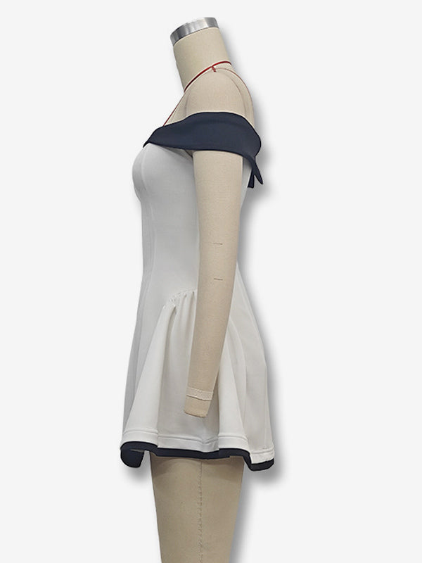 Off-Shoulder Mini Dress Long Sleeves A-Line Sexy Birthday Party Dress For Women 2026