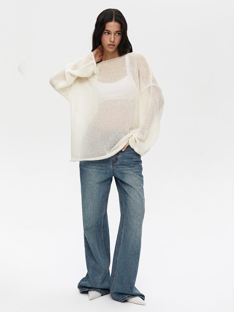 Casual Long-Sleeve Knit Top For Women 2026