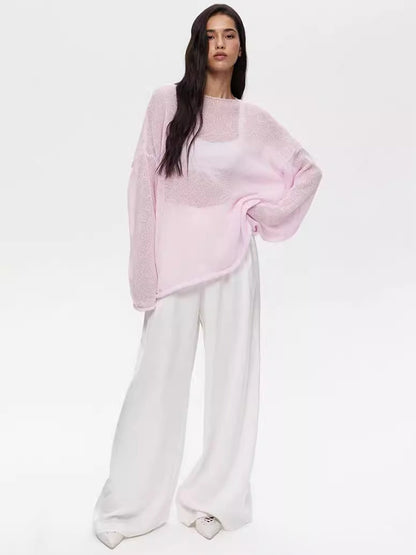 Casual Long-Sleeve Knit Top For Women 2026