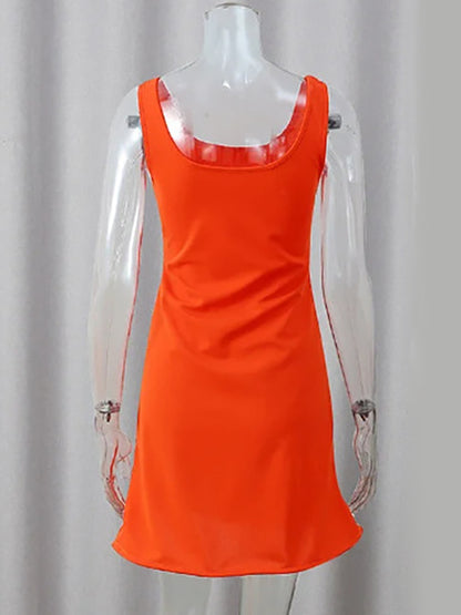 Starfish Sequin Mini Dress for Women - Sexy Sleeveless Scoop Neck Slim Fit Sheath Sundress - Summer Beach Resort 2026