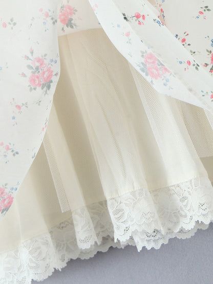 Off Shoulder Floral Mini Dress With Bow Detail For Summer 2026